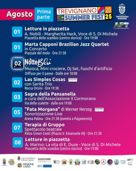 programma agosto