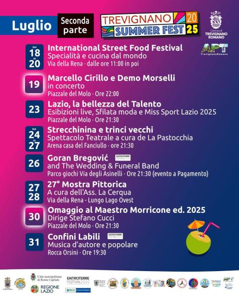 programma luglio 2