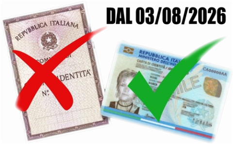 fine carta di identità cartacea