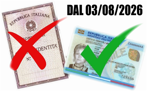 fine carta di identità cartacea