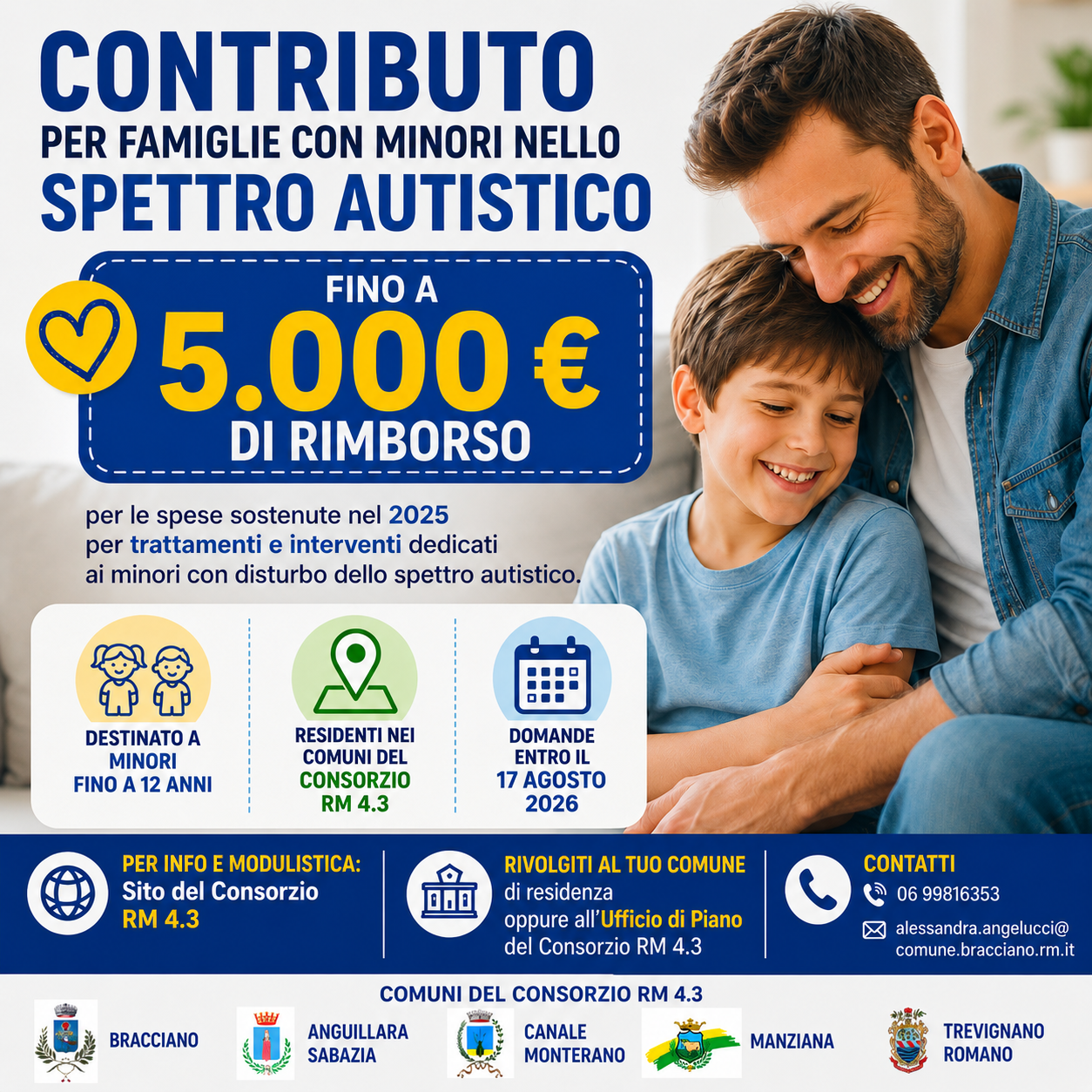 Avviso contributo per lo spettro autistico - 2025